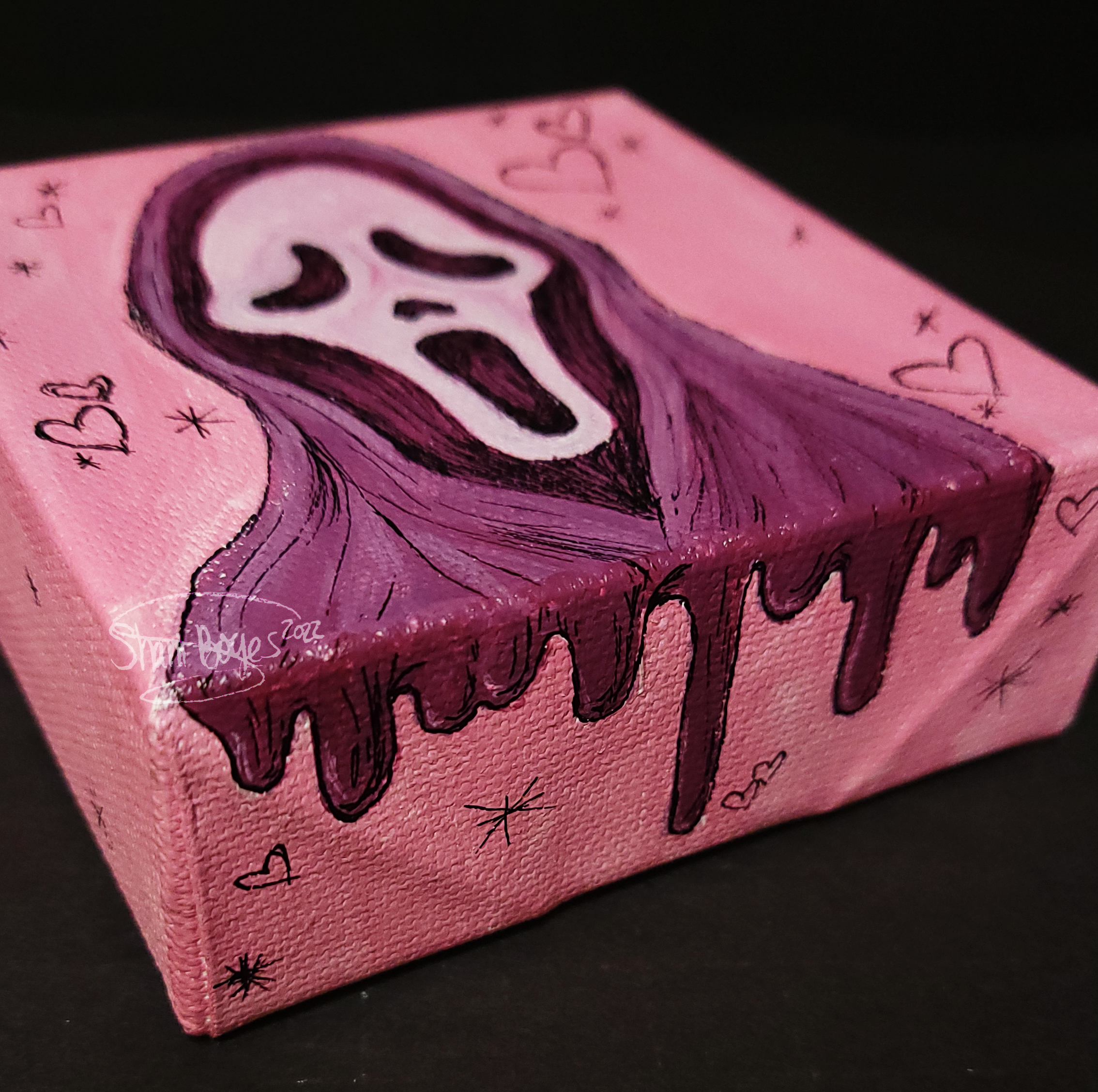 Painting - Pastel Ghostface