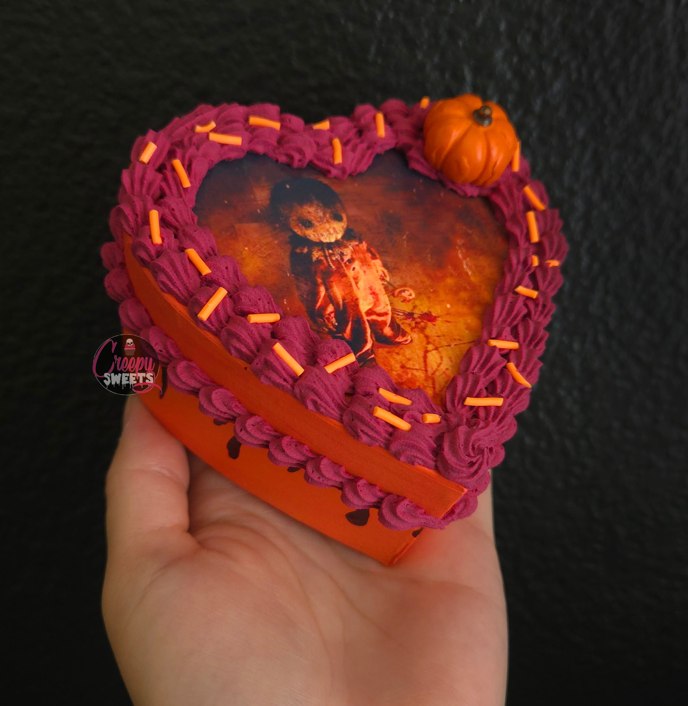 Fake Cake Box - Pumpkin Boi