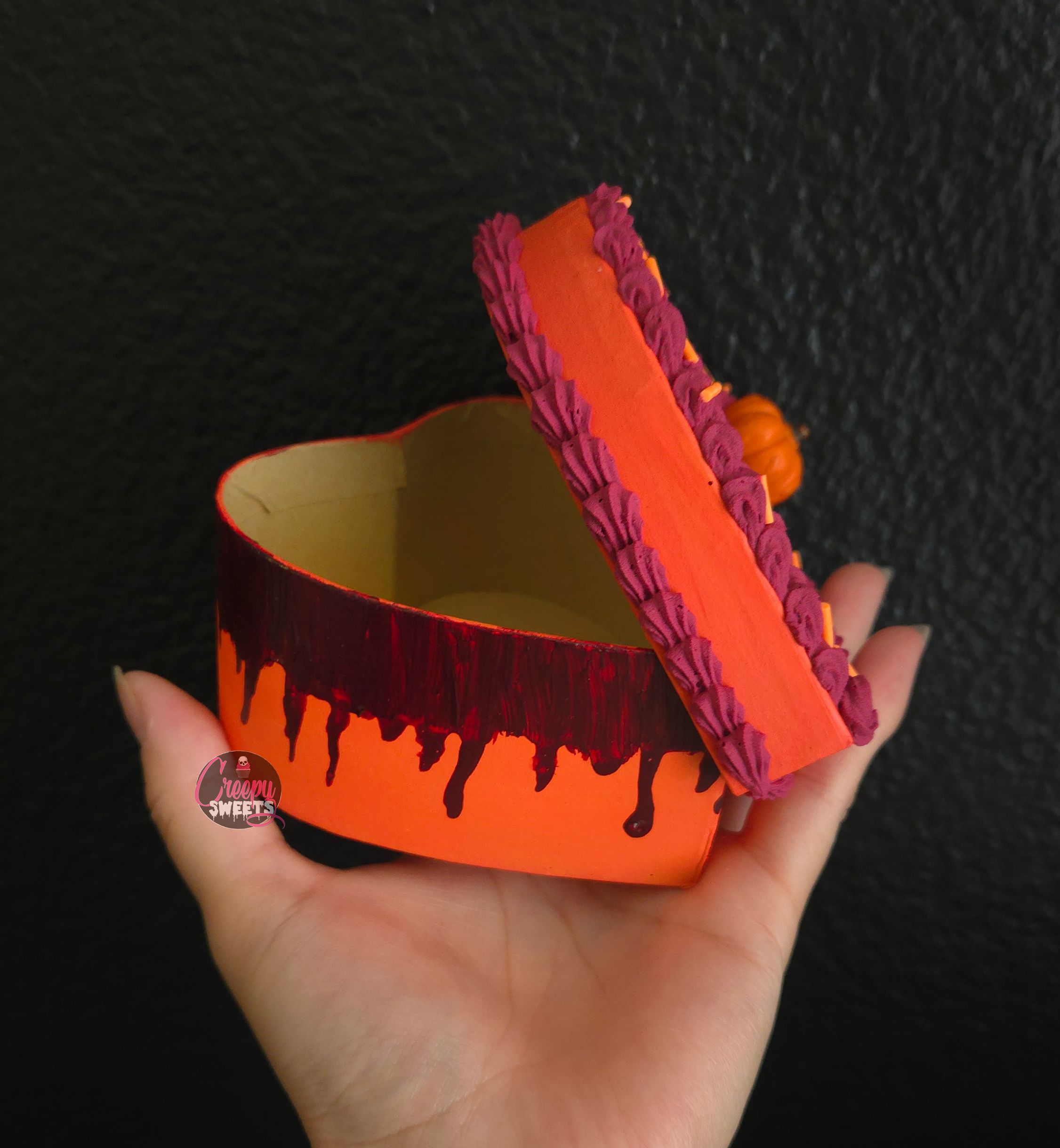 Fake Cake Box - Pumpkin Boi