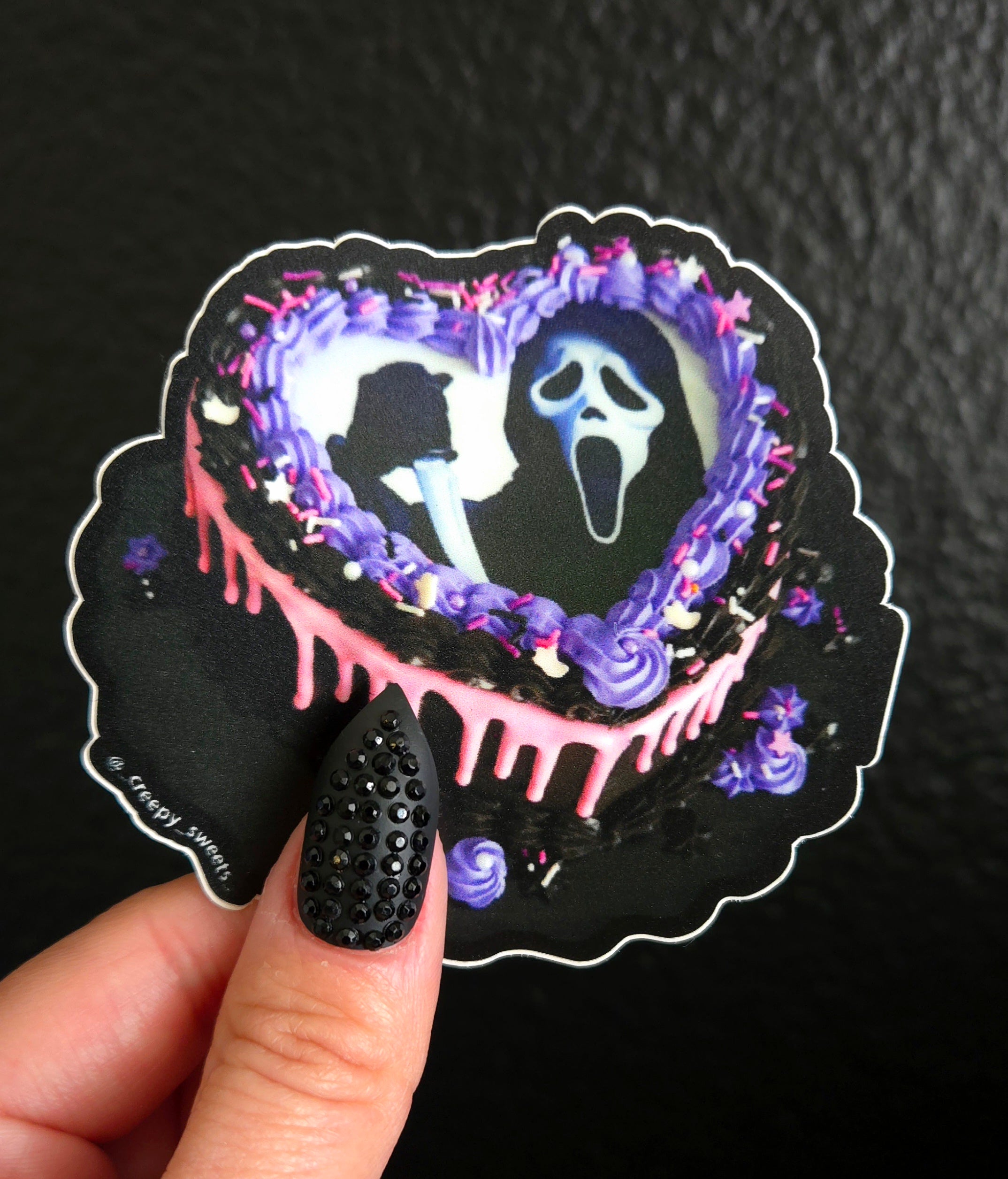 Sticker - Ghostface Heart Cake