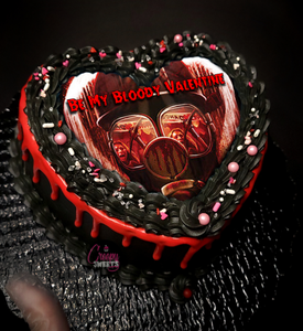 VDay Mini Cake - Bloody Valentine