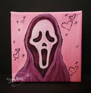 Painting Pastel Ghostface